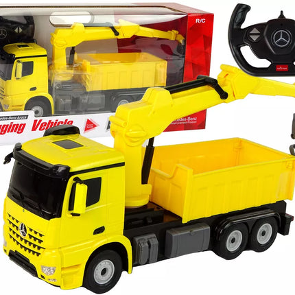 Mercedes Rastar Geltonas Griebtuvas Sunkvežimis