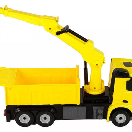 Mercedes Rastar Geltonas Griebtuvas Sunkvežimis