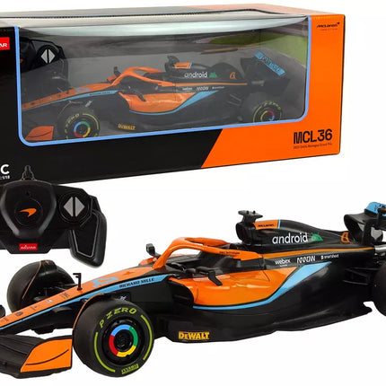 R/C automobilis McLaren F1 1:18 Racer Orange