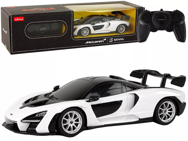 R/C automobilis McLaren 1:24 Rastar, baltas