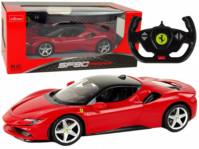 R/C automobilis Ferrari SF90 1:14 Rastar Red