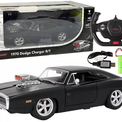 Automobilis R/C Dodge Charger 1:16 Rastar Juodas