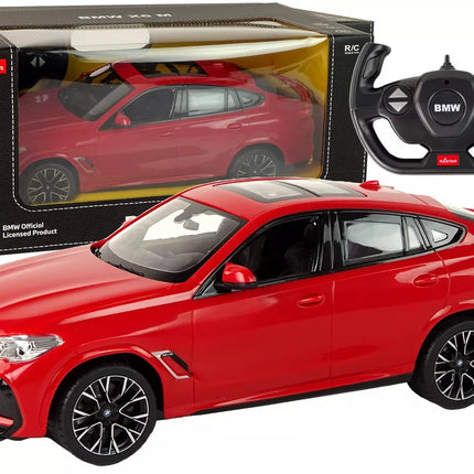 Automobilis R/C Bmw X6 M 1:14 Rastar Raudonas