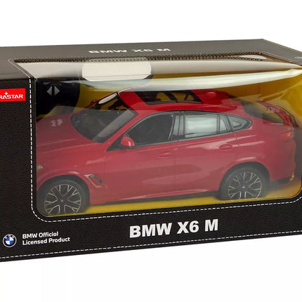 Automobilis R/C Bmw X6 M 1:14 Rastar Raudonas
