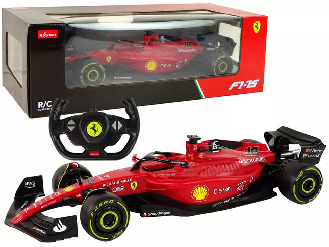 R/C lenktyninis automobilis Ferrari F1 1:12, raudonas