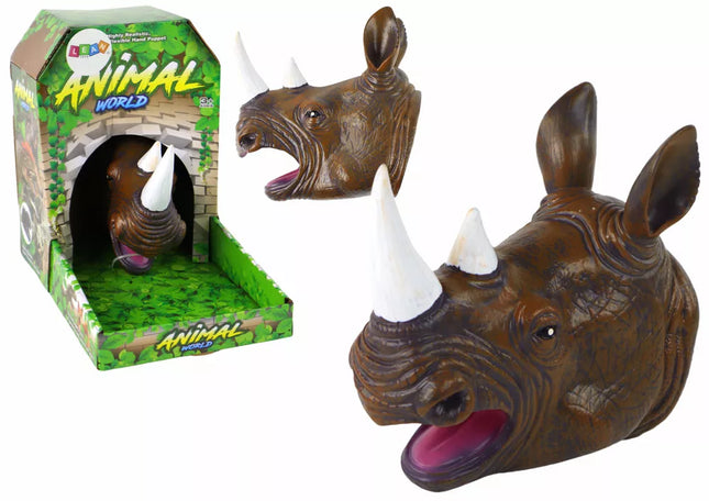 Raganosis Gyvūno Lėlė Ant Rankos Ruda