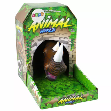 Raganosis Gyvūno Lėlė Ant Rankos Ruda