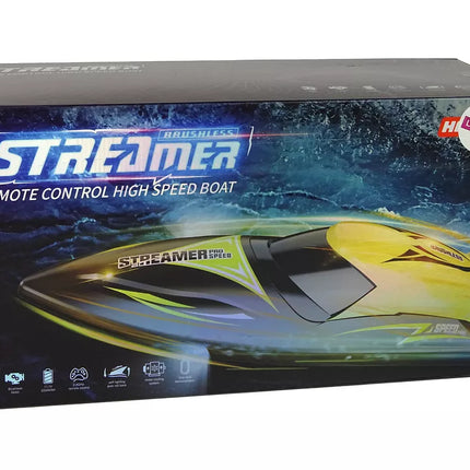 Motorinė valtis R/C 2.4G Raudona 35 KM/H