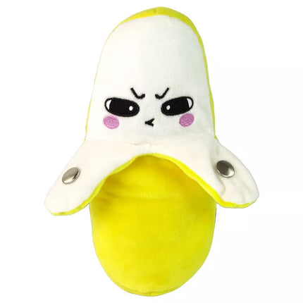 Pliušinis bananas interaktyvi muzika 22 cm geltonas