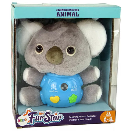 Koala-projektorius, interaktyvus žaislas, pilkas