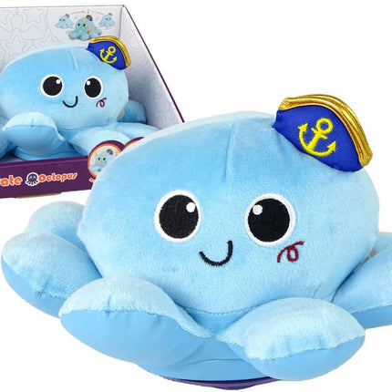 Aštuonkojo talismanas su šviesomis ir garsais, mėlynas