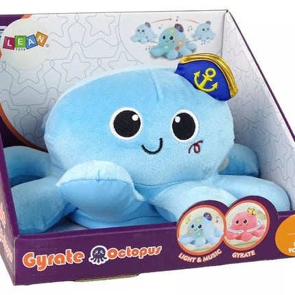 Aštuonkojo talismanas su šviesomis ir garsais, mėlynas