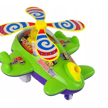 Lėktuvo stūmikas varpelis lazda pilotas žalias