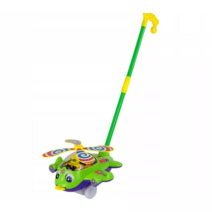 Lėktuvo stūmikas varpelis lazda pilotas žalias