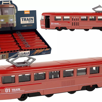 Traukinių frikcinės pavaros garsai, metalinis, raudonas