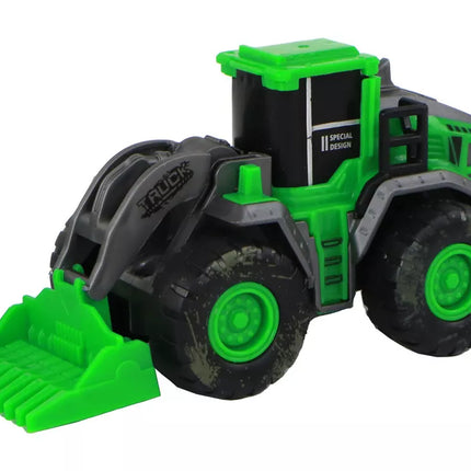 Ūkio transporto priemonių rinkinys, žali traktoriai, 4 vnt.