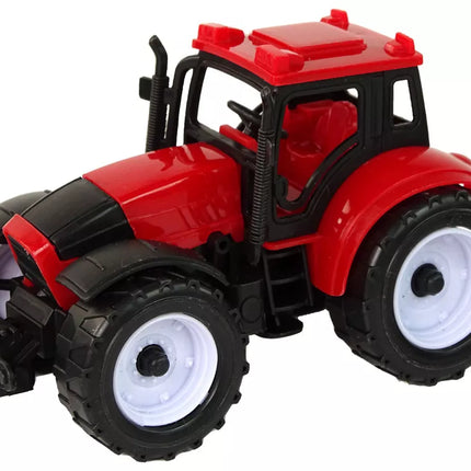 Žemės ūkio traktorių rinkinys, ūkis, 4 spalvingi vienetai