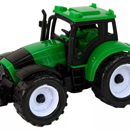 Žemės ūkio traktorių rinkinys, ūkis, 4 spalvingi vienetai