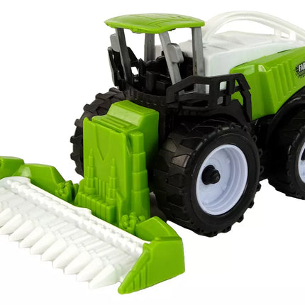 Ūkio transporto priemonių rinkinys, žali traktoriai, 4 vnt.