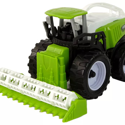 Ūkio transporto priemonių rinkinys, žali traktoriai, 4 vnt.