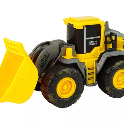 Konstrukcinių transporto priemonių rinkinys, 3 geltoni modeliai