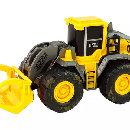 Konstrukcinių transporto priemonių rinkinys, 3 geltoni modeliai