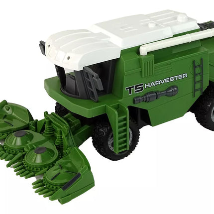 Nuotoliniu būdu valdomas žemės ūkio kombainas R/C Šviesos Žalias