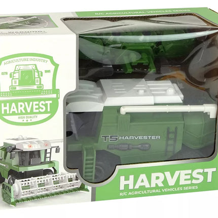 Nuotoliniu būdu valdomas žemės ūkio kombainas R/C Šviesos Žalias