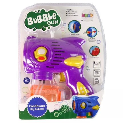 Violetinė muilo burbulų mašina