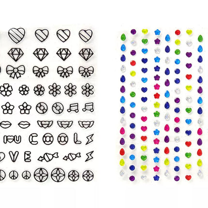 Nagų lakavimo rinkinys, 4 rašikliai