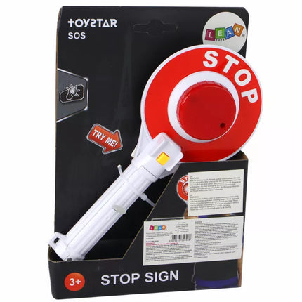 Policijos "Lollipop" vaikams, dvipusis "Stop" ženklas