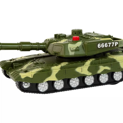 Karinis tankas su frikciniu varikliu ir sraigtasparnis