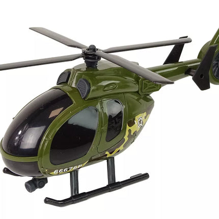 Karinis tankas su frikciniu varikliu ir sraigtasparnis