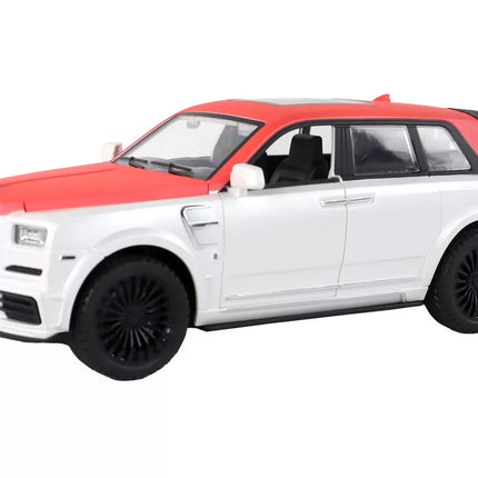 Automobilis R/C 1:20 baltas ir raudonas, piloto automobilis