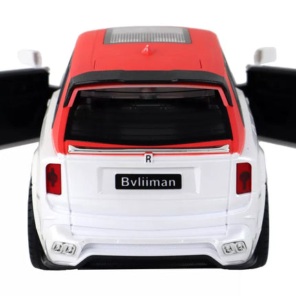 Automobilis R/C 1:20 baltas ir raudonas, piloto automobilis