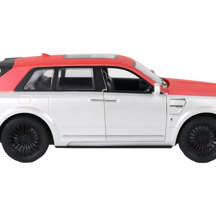 Automobilis R/C 1:20 baltas ir raudonas, piloto automobilis