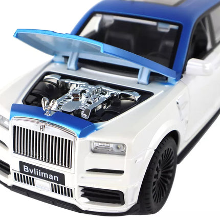 Automobilis R/C 1:20 Baltas ir Mėlynas Nuotoliniu Būdu Valdomas