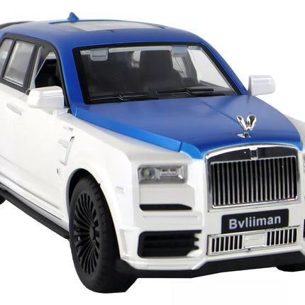 Automobilis R/C 1:20 Baltas ir Mėlynas Nuotoliniu Būdu Valdomas