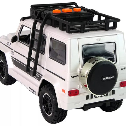 Akumuliatorinis visureigis, baltas