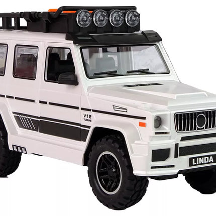 Akumuliatorinis visureigis, baltas