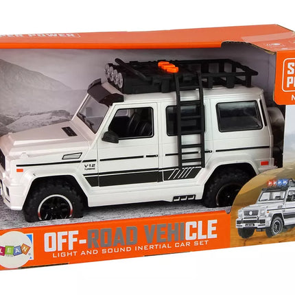 Akumuliatorinis visureigis, baltas