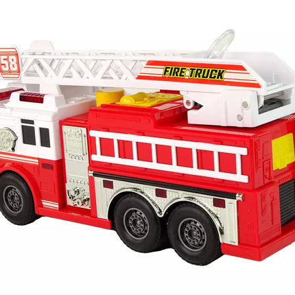 Gaisrinė mašina gaisrininkų brigados garsai šviesos raudona