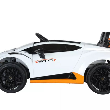 Baltas Lamborghini STO DRIFT elektromobilis