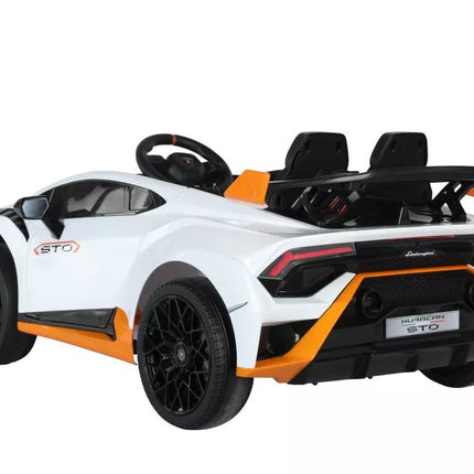 Baltas Lamborghini STO DRIFT elektromobilis