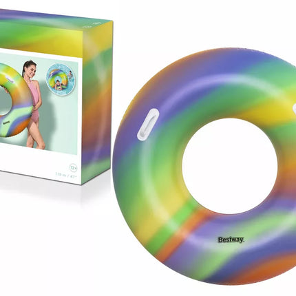 Pripučiamas ratas 119 cm Rainbow Bestway 36352