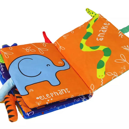 Spalvinga knyga apie džiunglių gyvūnus