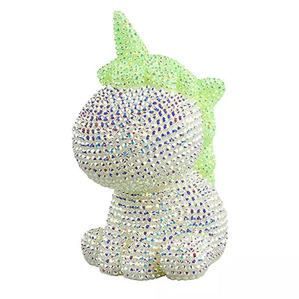 Kūrybinis vienaragio rinkinys "Pasidaryk pats" Deimantai Kristalai Žalias