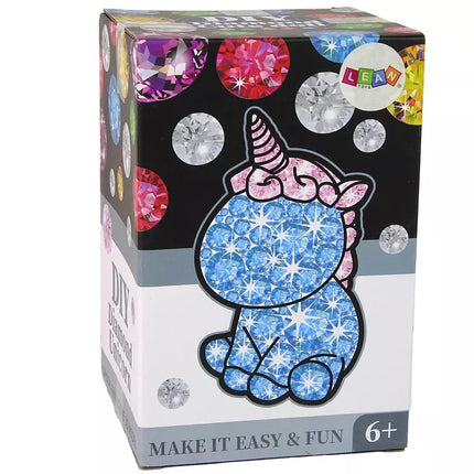 Kūrybinis vienaragio rinkinys "Pasidaryk pats" Deimantai Kristalai Žalias