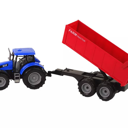 Traktorius su priekaba Žemės ūkio transporto priemonė Ūkis Mėlyna