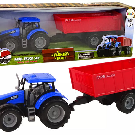 Traktorius su priekaba Žemės ūkio transporto priemonė Ūkis Mėlyna